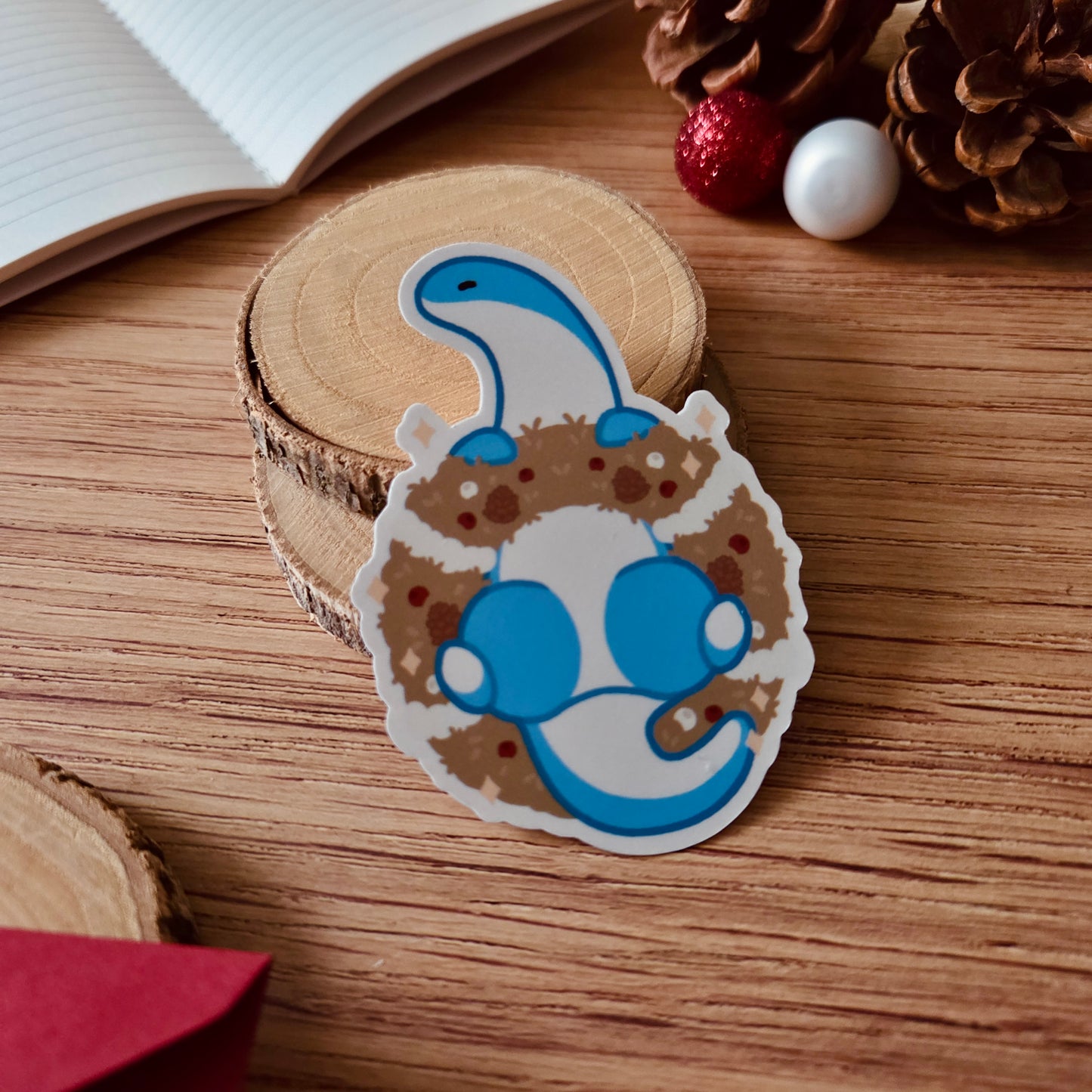 Kiss Cut Sticker - Christmas Greeting