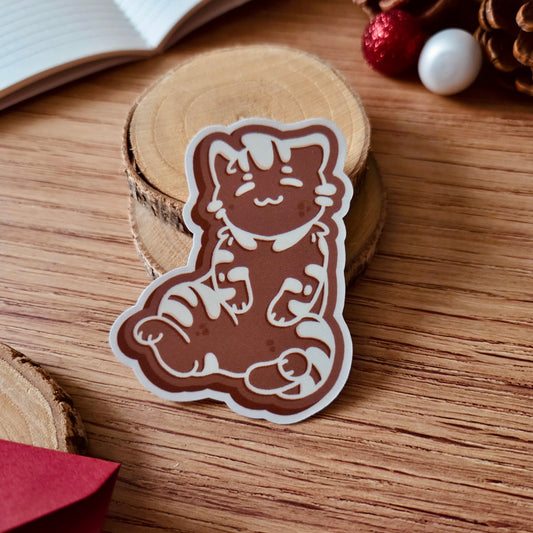 Kiss Cut Sticker - Gingerbread Friends