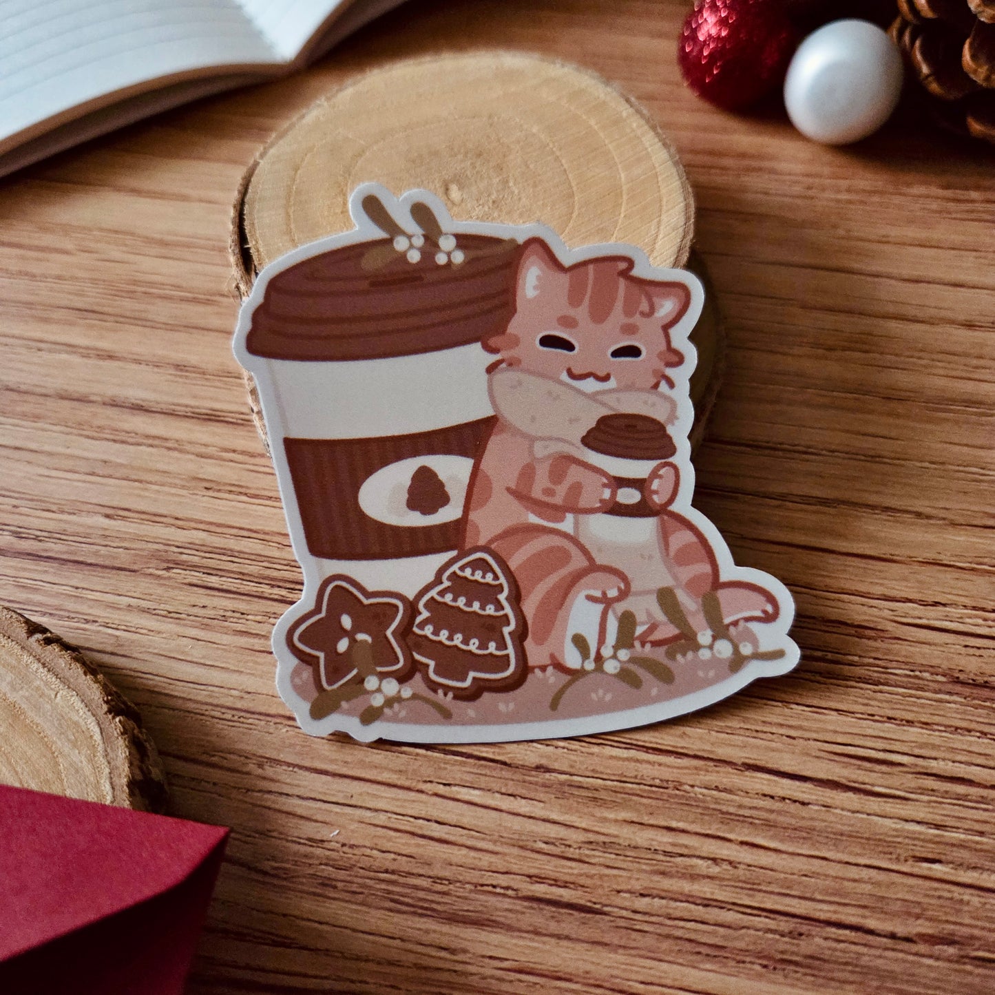 Kiss Cut Sticker - Gingerbread Latte