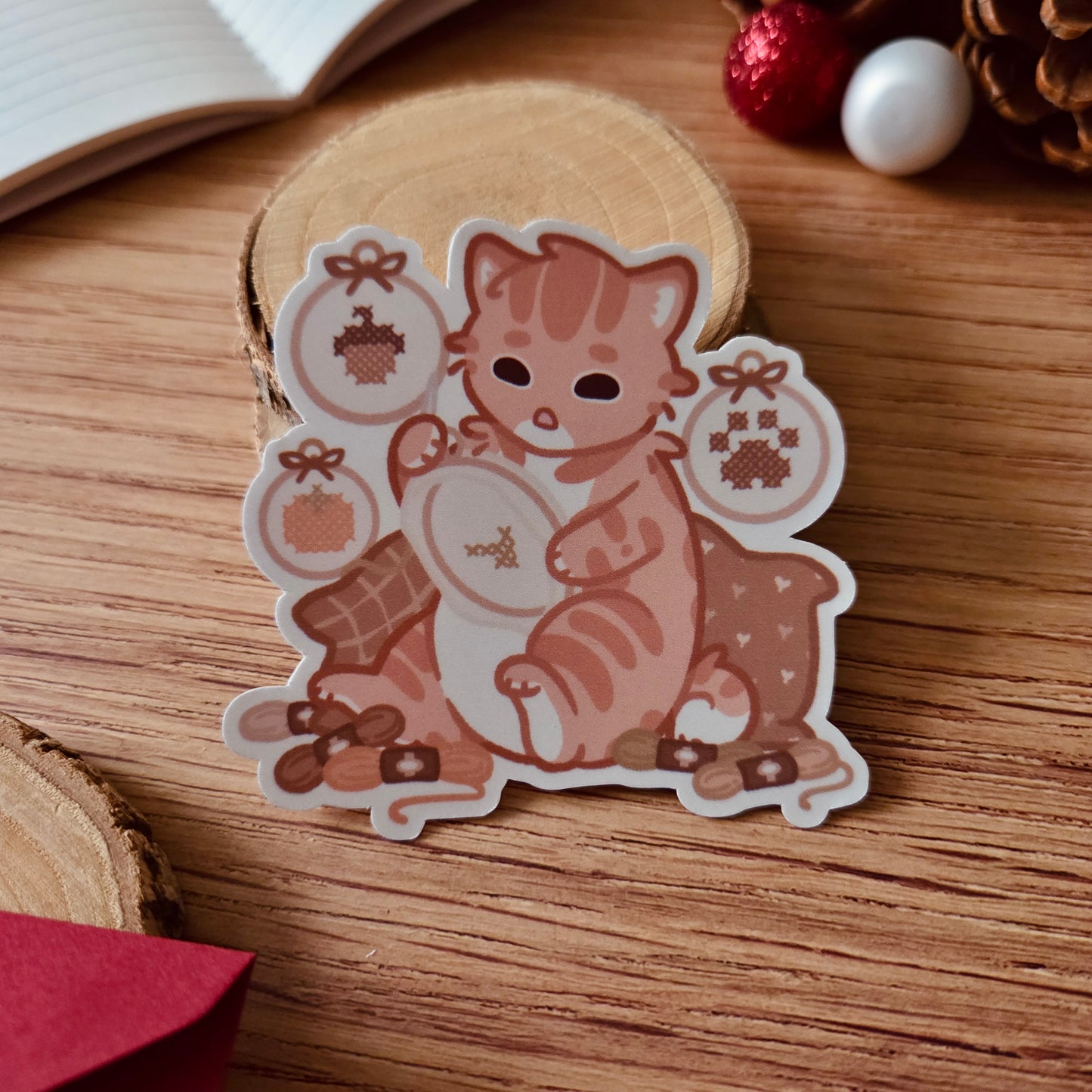 Kiss Cut Sticker - Knit & Stitch