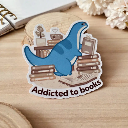 Kiss Cut Sticker - Bookish friends