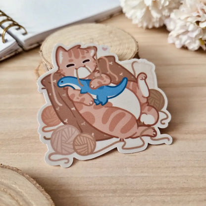Kiss Cut Sticker - Yarn Lover