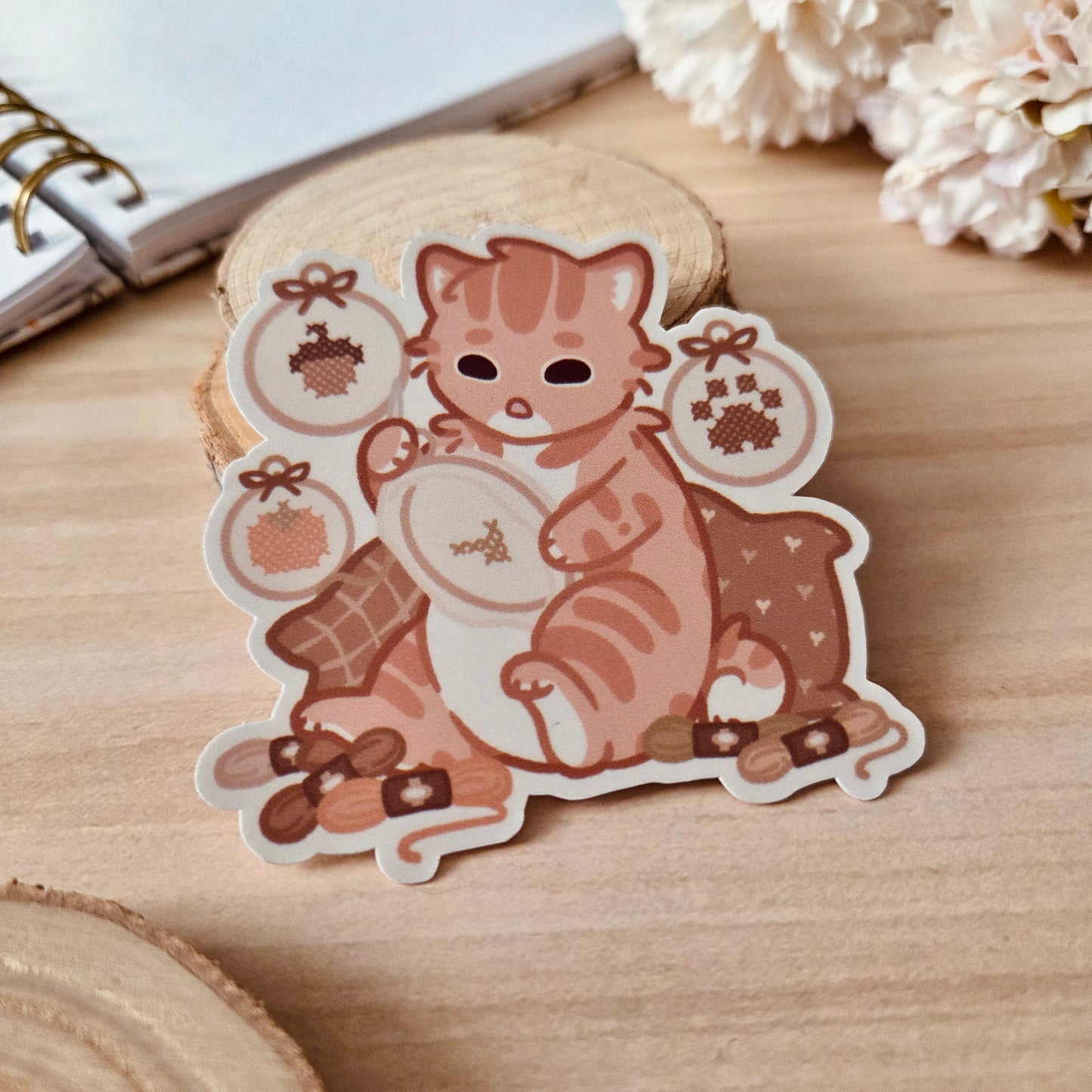 Kiss Cut Sticker - Knit & Stitch