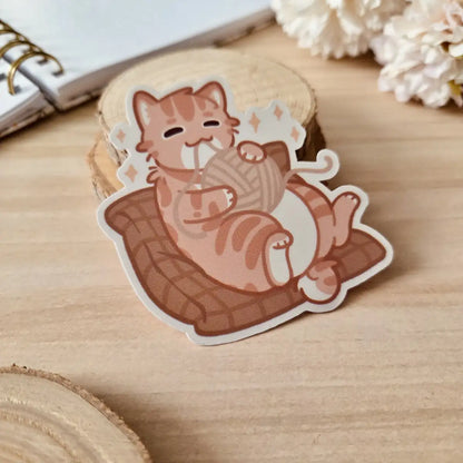 Kiss Cut Sticker - Knit & Stitch