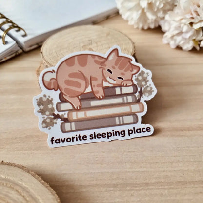 Kiss Cut Sticker - Bookish friends