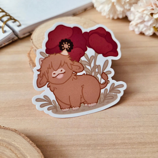 Kiss Cut Sticker - Flourishing Dreams ❘ Mohnblumen