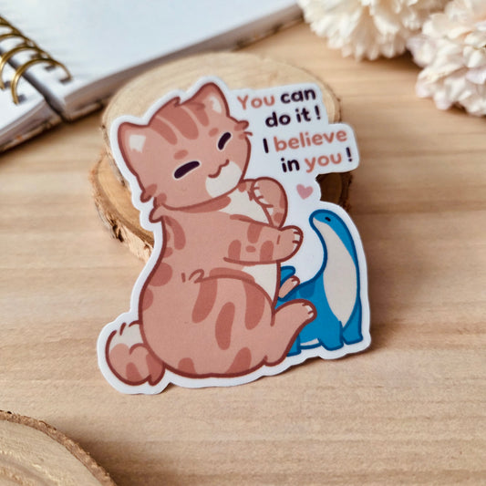 Kiss Cut Sticker - You can do it !
