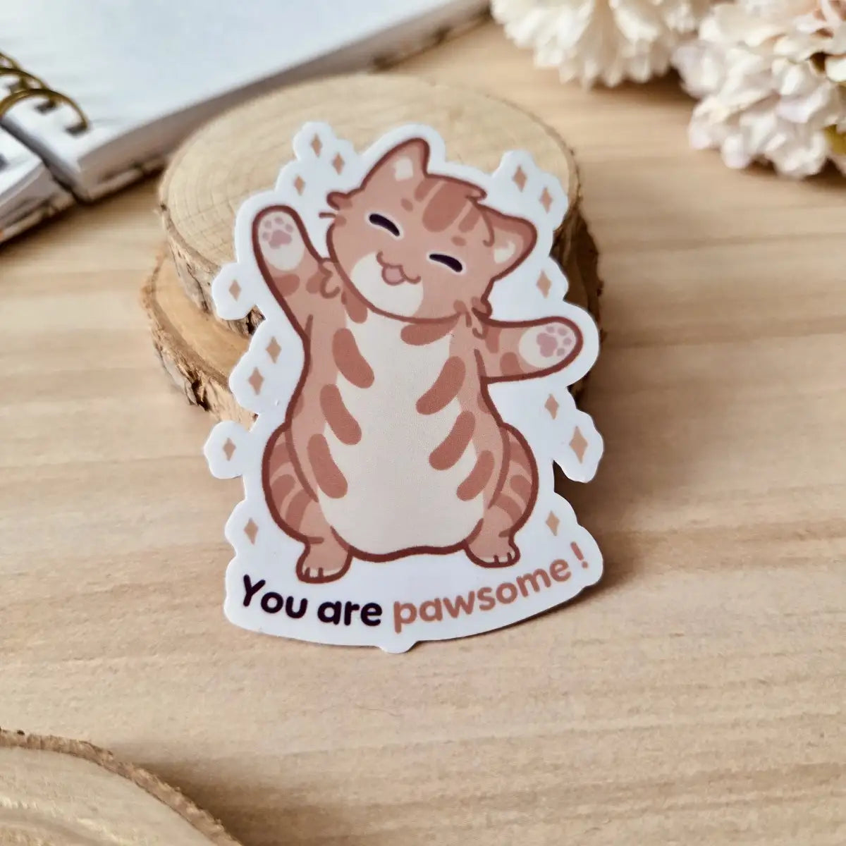 Kiss Cut Sticker - You are pawsome