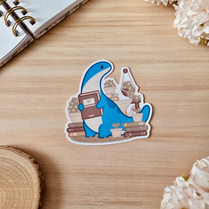 Kiss Cut Sticker - Plants & Books ❘ Rolf