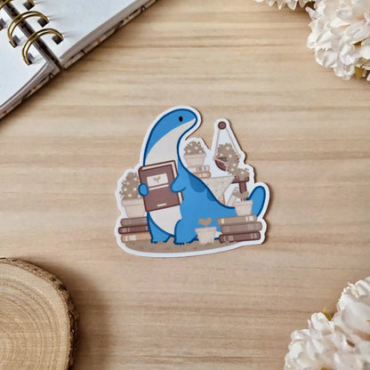 Kiss Cut Sticker - Plants & Books