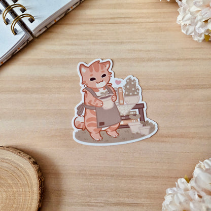 Kiss Cut Sticker - Plants & Books ❘ Kleiner Flowers