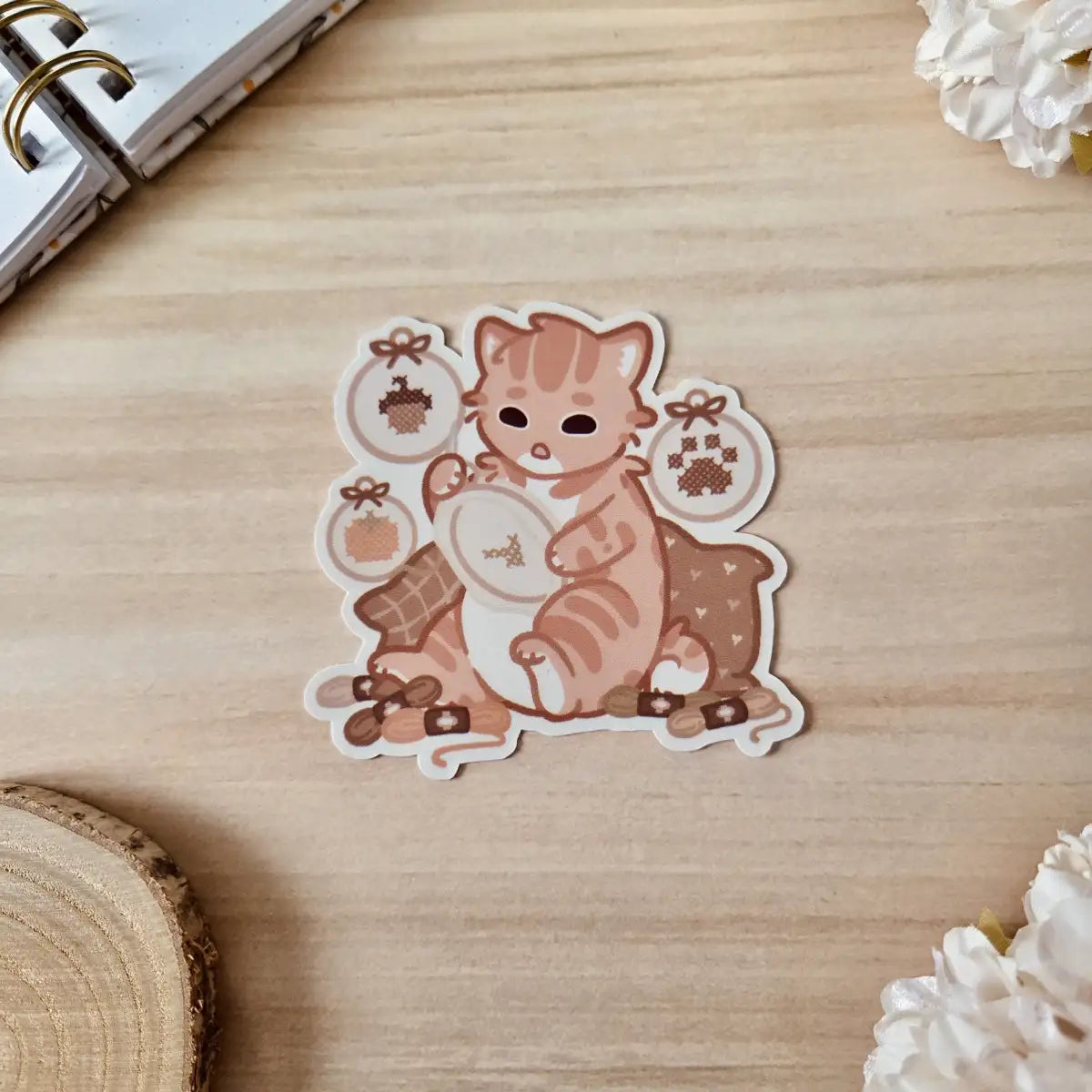 Kiss Cut Sticker - Knit & Stitch