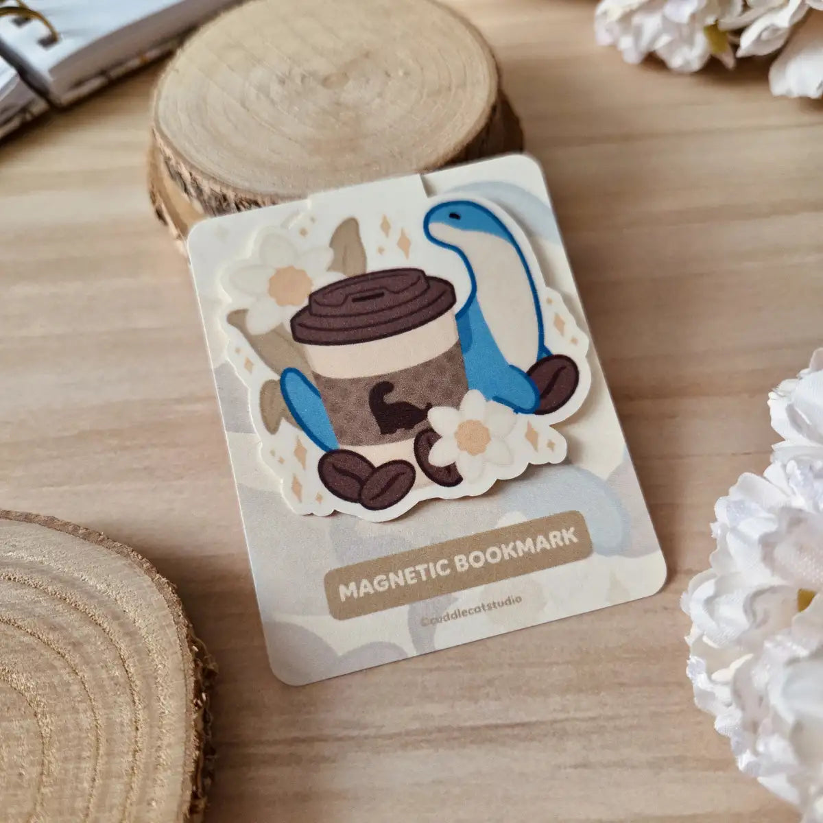 magnetic bookmark - Flourishing coffee days