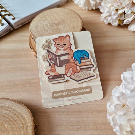 Magnetisches Lesezeichen - Cozy readers club
