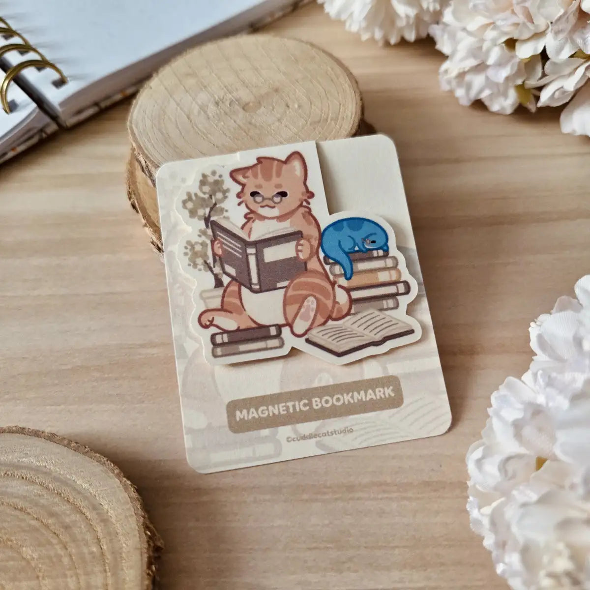 Magnetisches Lesezeichen - Cozy readers club
