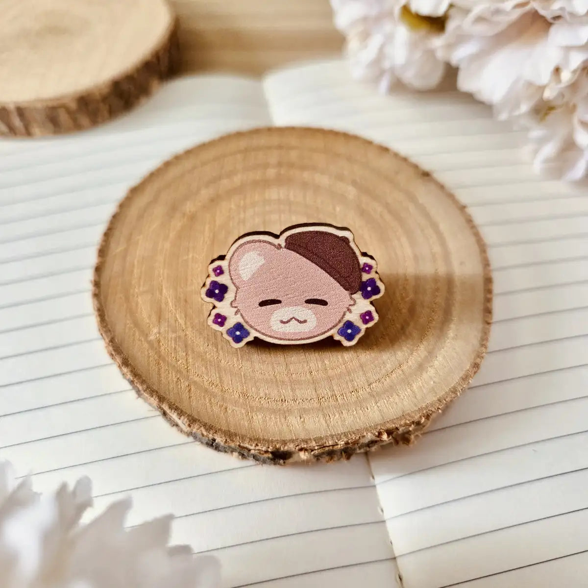 wooden pin - Flourishing Dreams