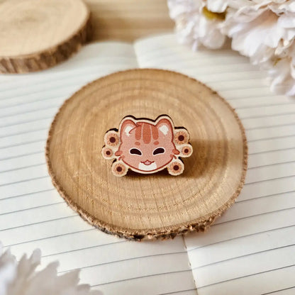 wooden pin - Flourishing Dreams