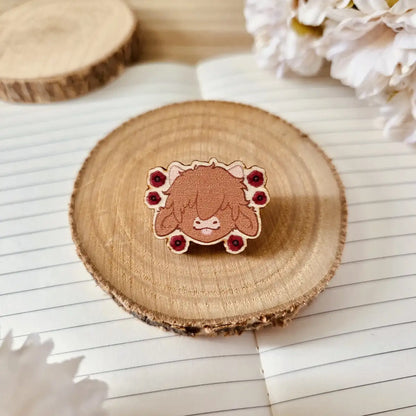 wooden pin - Flourishing Dreams