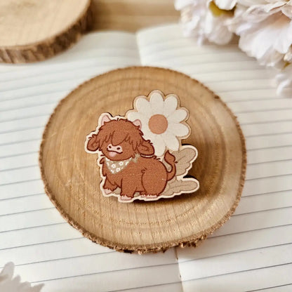wooden pin - Daisy Dreams