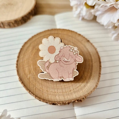 wooden pin - Daisy Dreams