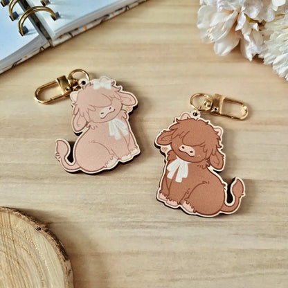 wooden charm - Lovely cows