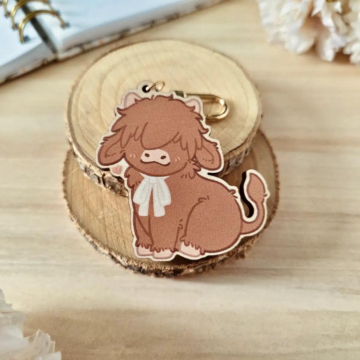 wooden charm - Lovely cows