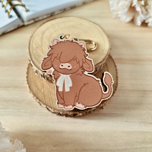 wooden charm - Lovely cows