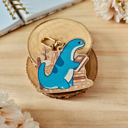 wooden charm - Life is better with a book