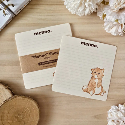 Memo Sheets - "Menno" Sheets
