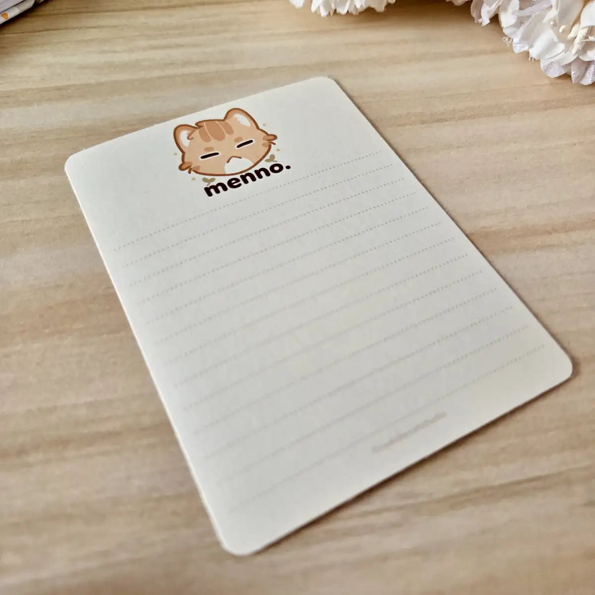 Memo Sheets - "Menno" Sheets