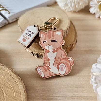 wooden charm - Cuddly Friends