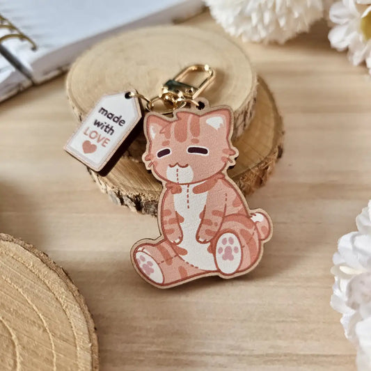 wooden charm - Cuddly Friends