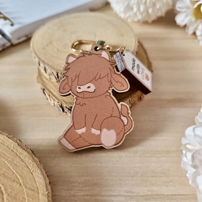wooden charm - Cuddly Friends