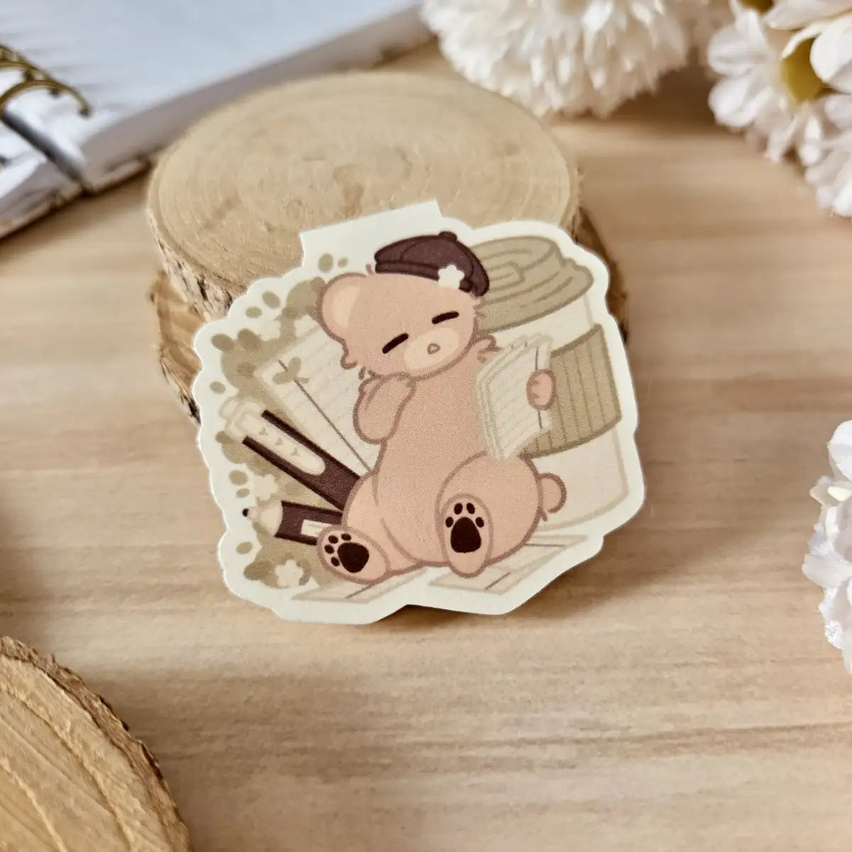 magnetic bookmark - Cozy study time