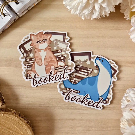 Kiss Cut Sticker - My weekend is booked