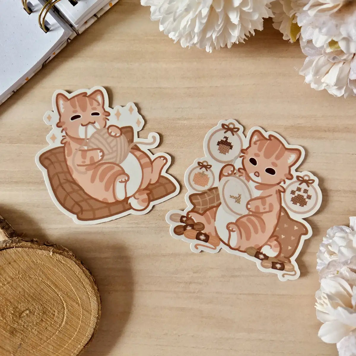 Kiss Cut Sticker - Knit & Stitch