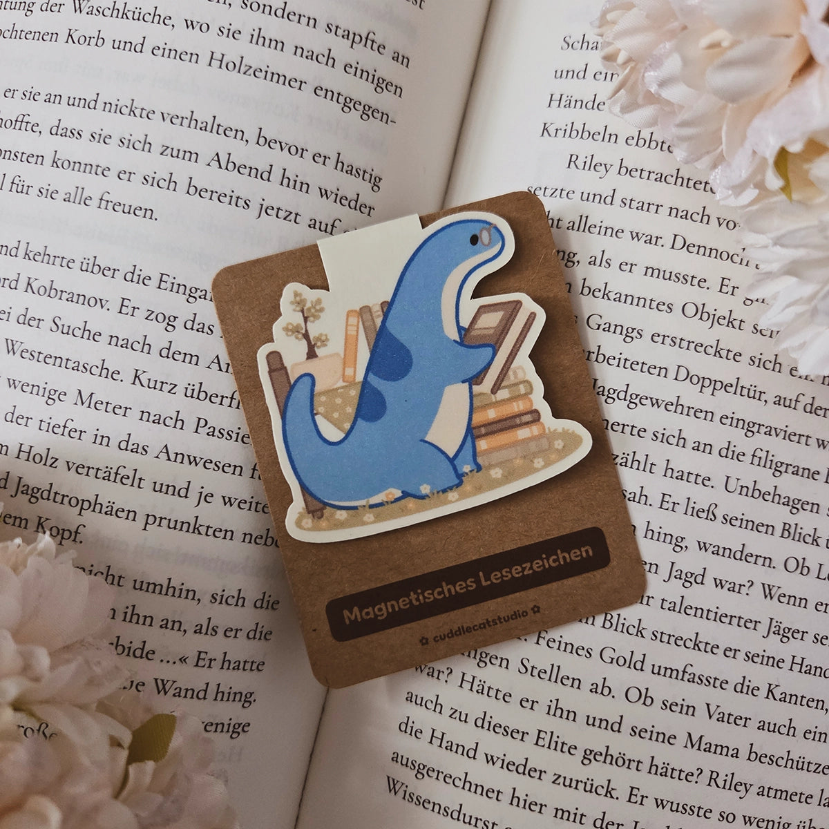 Life is better with a book I Magnetisches Lesezeichen