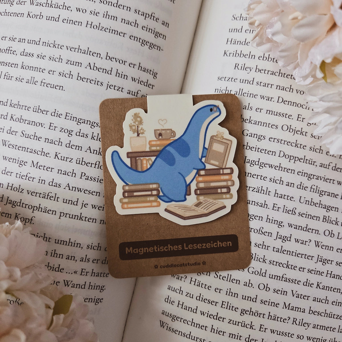 Magnetisches Lesezeichen - Addicted to books