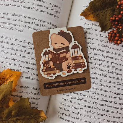 Magnetisches Lesezeichen - Cozy reading time