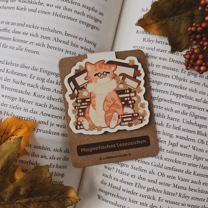 My autumn is booked I Magnetisches Lesezeichen