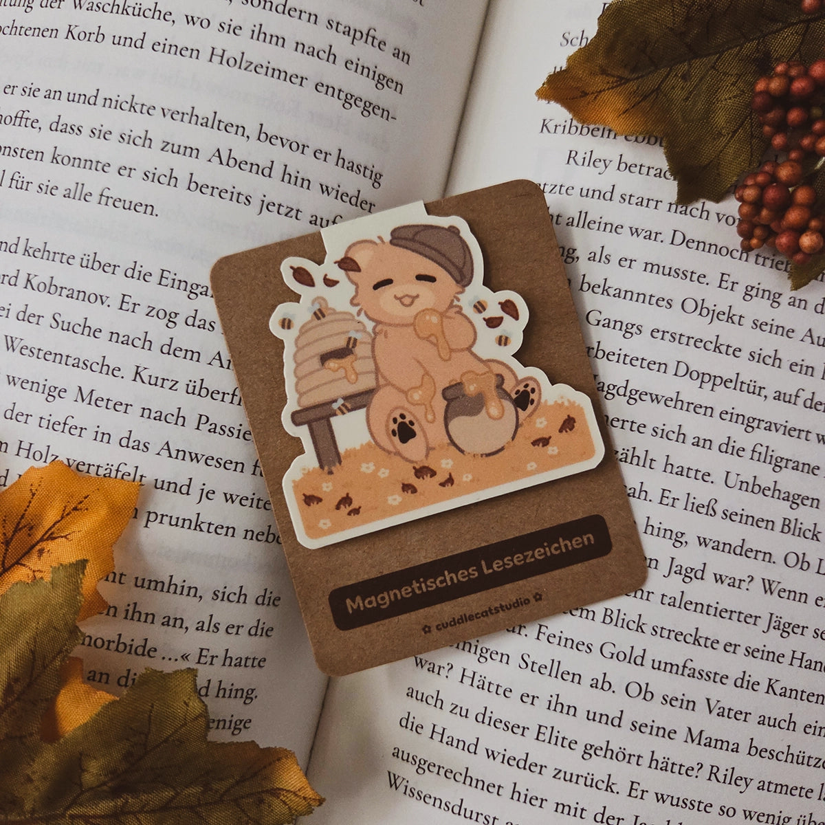 Magnetic bookmark - Cozy reading time