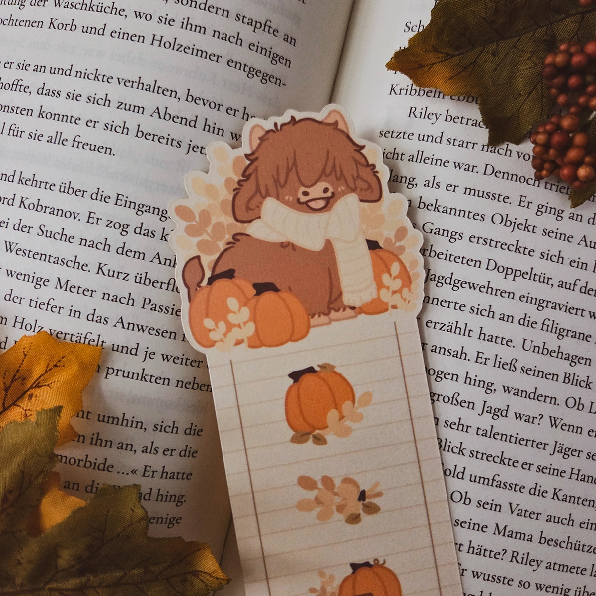Bookmark - pumpkin patch days