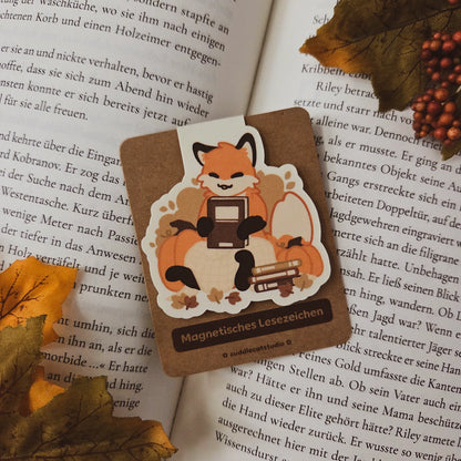 Calm bookish nights ❘ Magnetisches Lesezeichen
