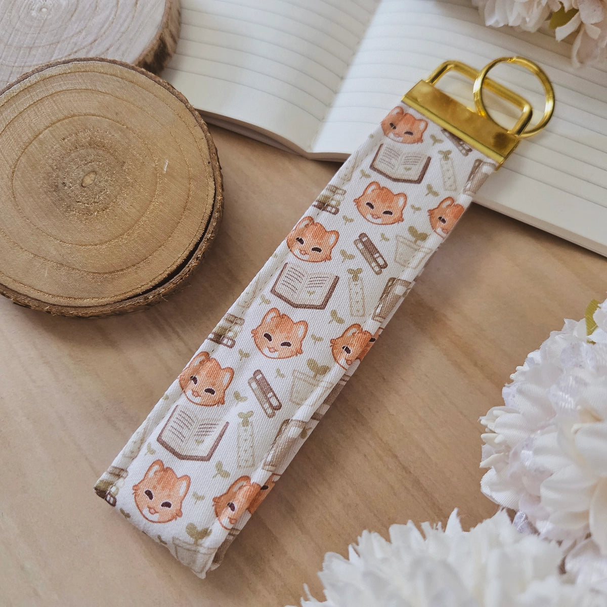 Schlüsselband aus 100% Baumwolle - Bookish Goods