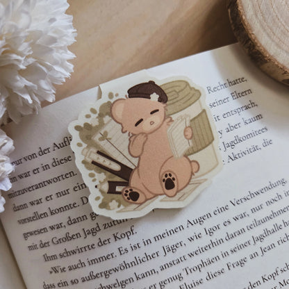 Magnetic bookmark - Cozy study time