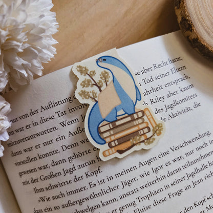 Magnetic bookmark - Pile of books
