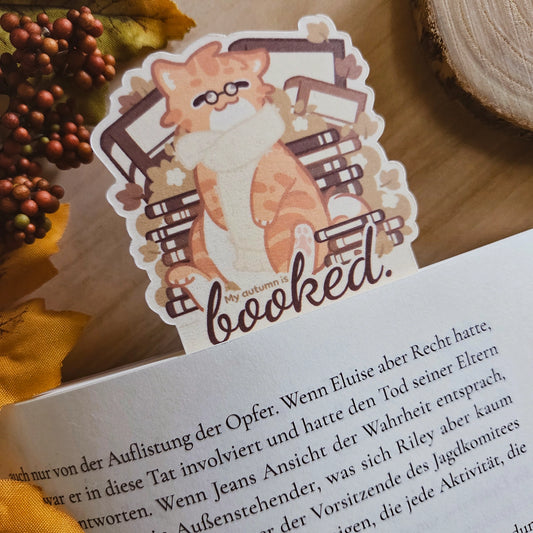 Bookmark - my autumn is booked