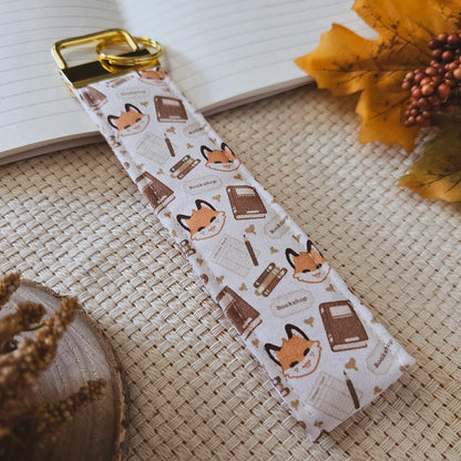 Schlüsselband aus 100% Baumwolle - Cozy bookish moments