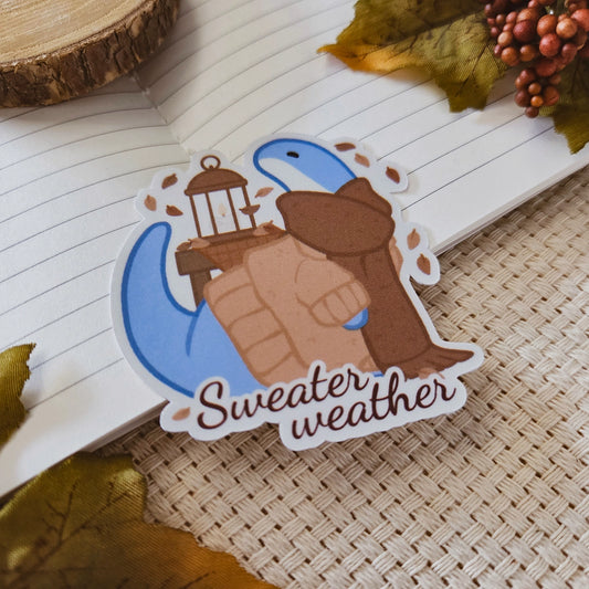 Kiss Cut Sticker - Sweater weather