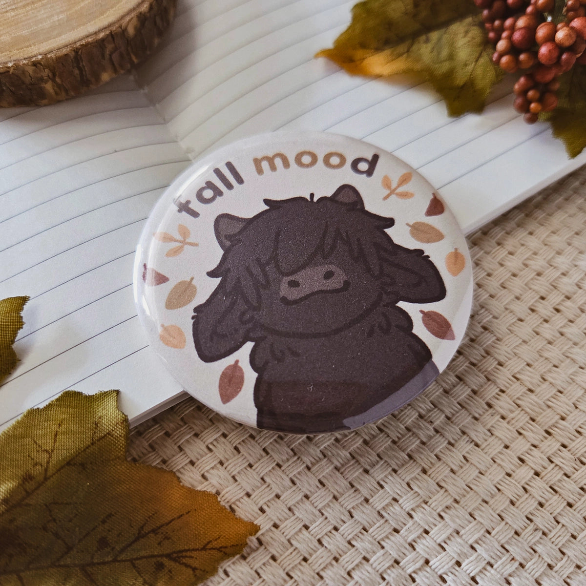 Button - Fall mood